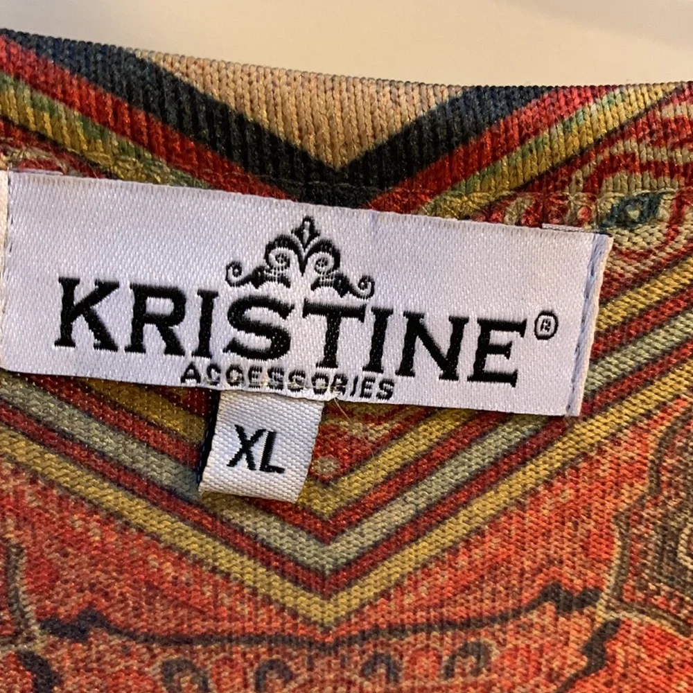 Stunning studded printed tunic XL - Picture 4 of 6